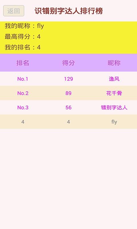 识错别字达人