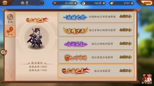 少年三国志心愿商店里有什么