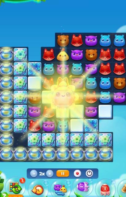 开心消消乐隐藏关487关怎么过