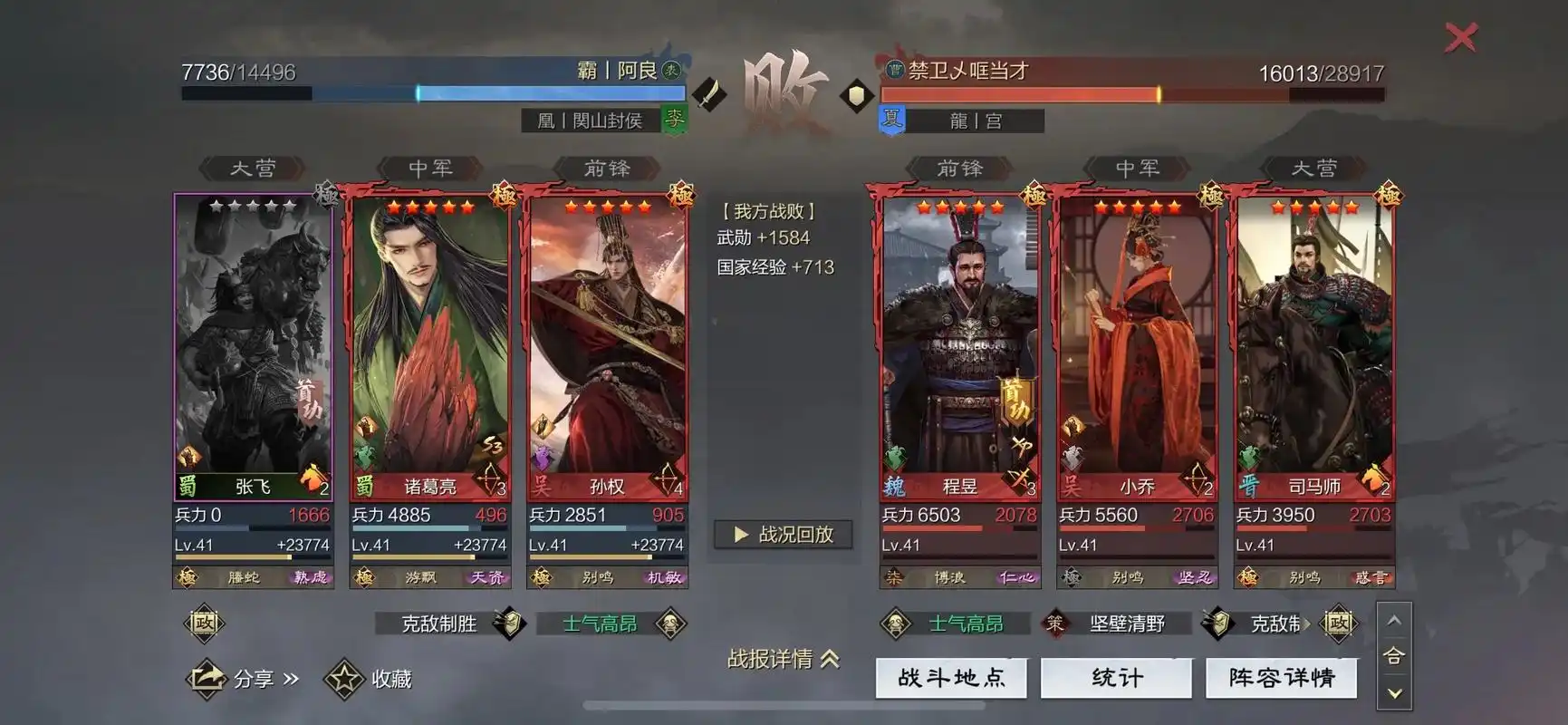 率土之滨里面势力怎么会掉