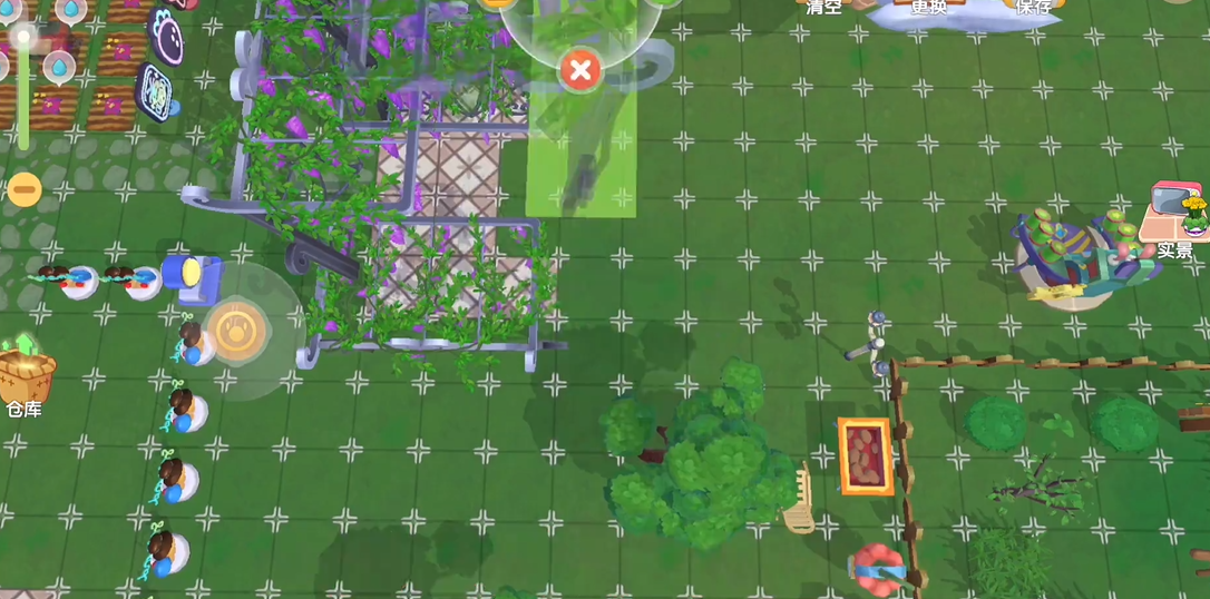 摩尔庄园手游怎么让圆石板浮空