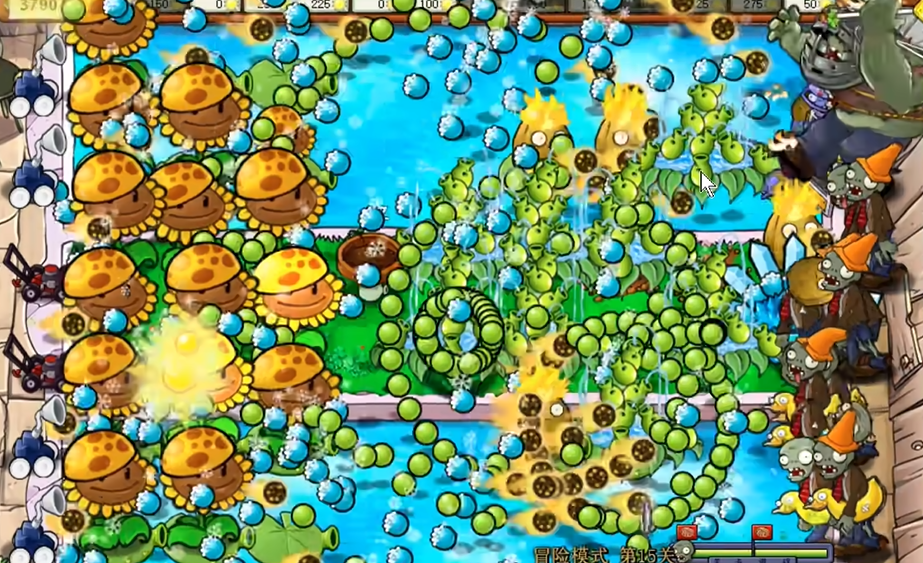 植物大战僵尸冒险模式15关怎么过