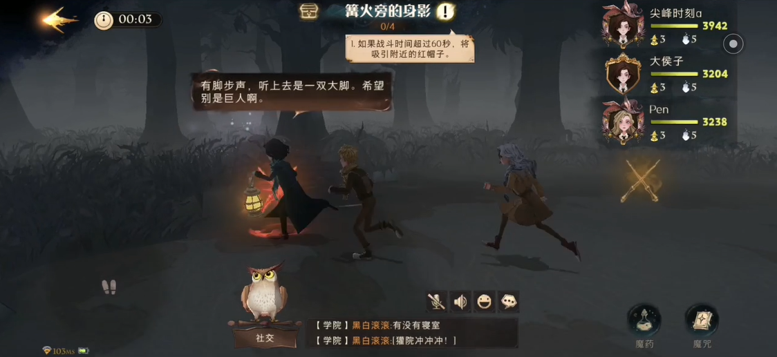哈利波特魔法觉醒​禁林篝火旁的身影