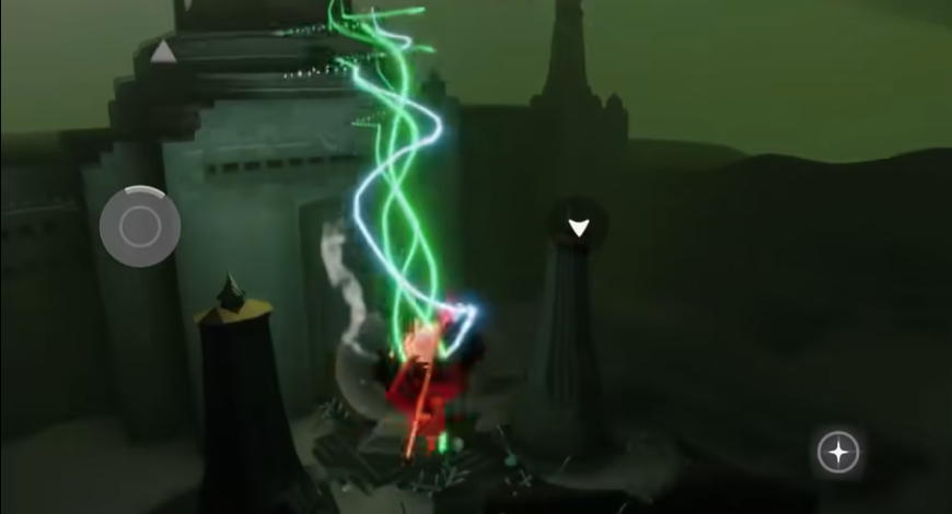 光遇怎么一边转圈一边飞