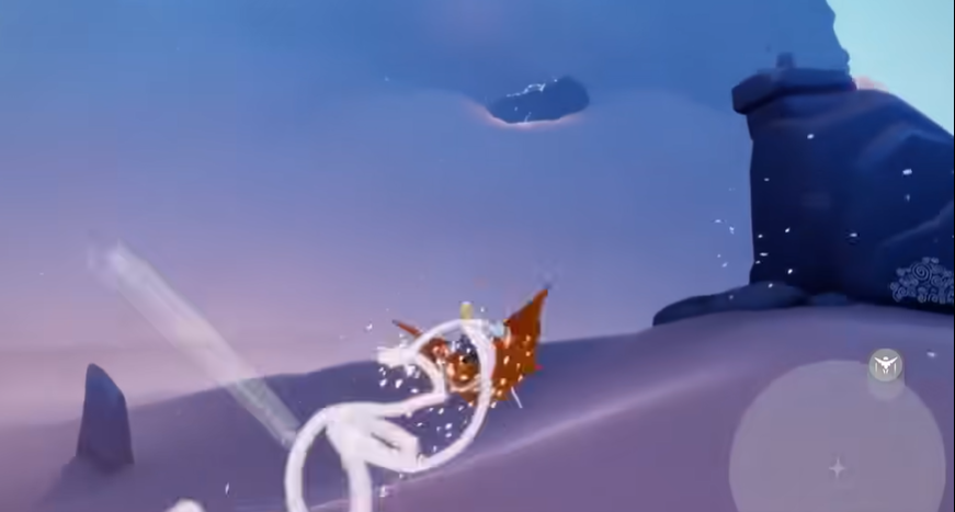 光遇怎么一边转圈一边飞