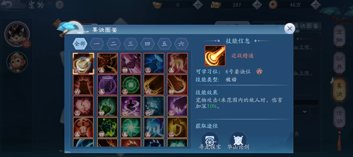 新笑傲江湖宠物怎么玩