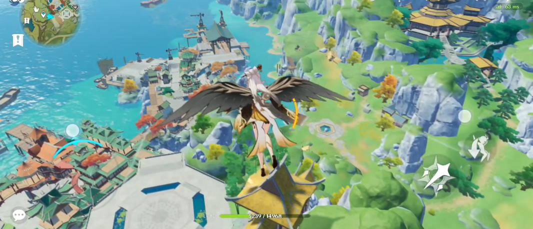 原神天衡山上面的岛怎么上去