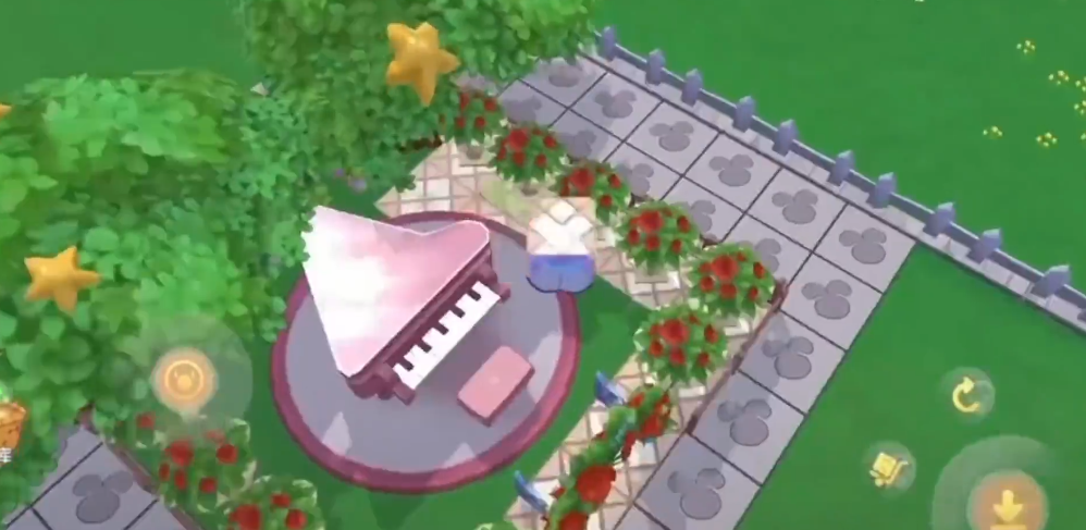 摩尔庄园三角钢琴怎么摆