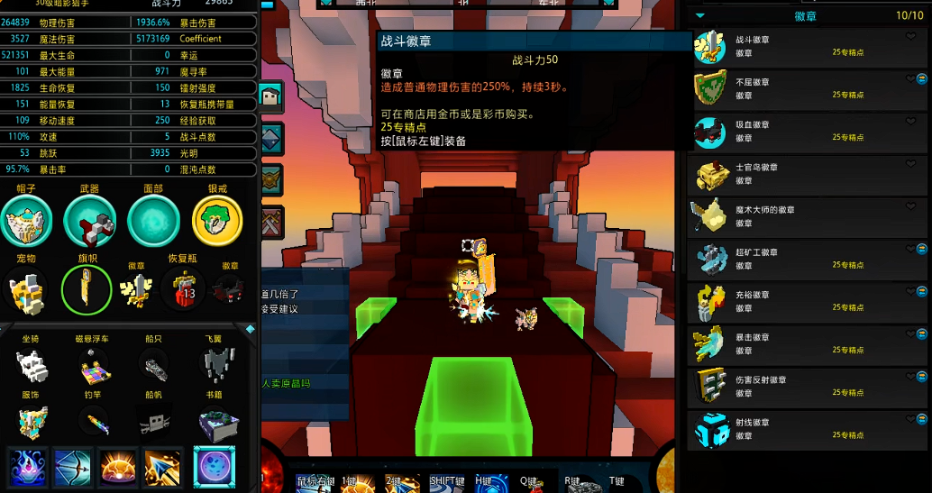 宝藏世界暗影猎手徽章选择什么