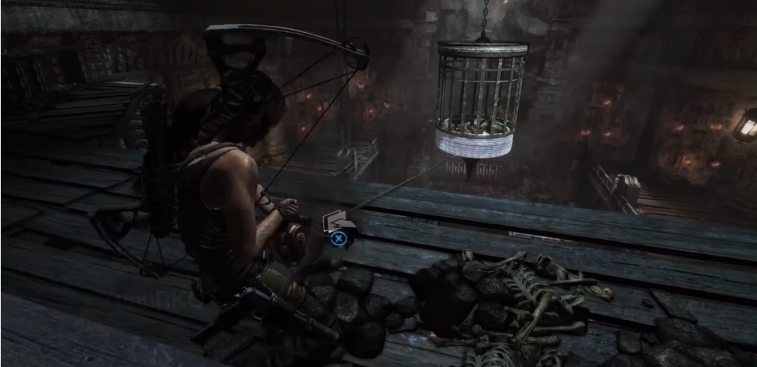 古墓丽影铁笼怎么过