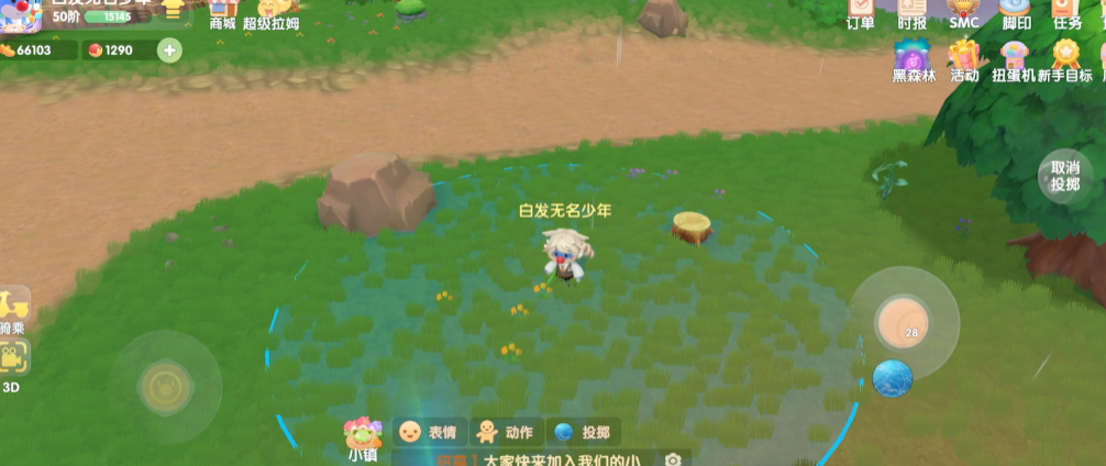 摩尔庄园手游水球怎么用