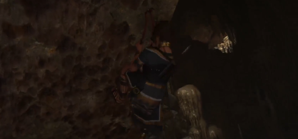 古墓丽影暗影怎么勾住墙