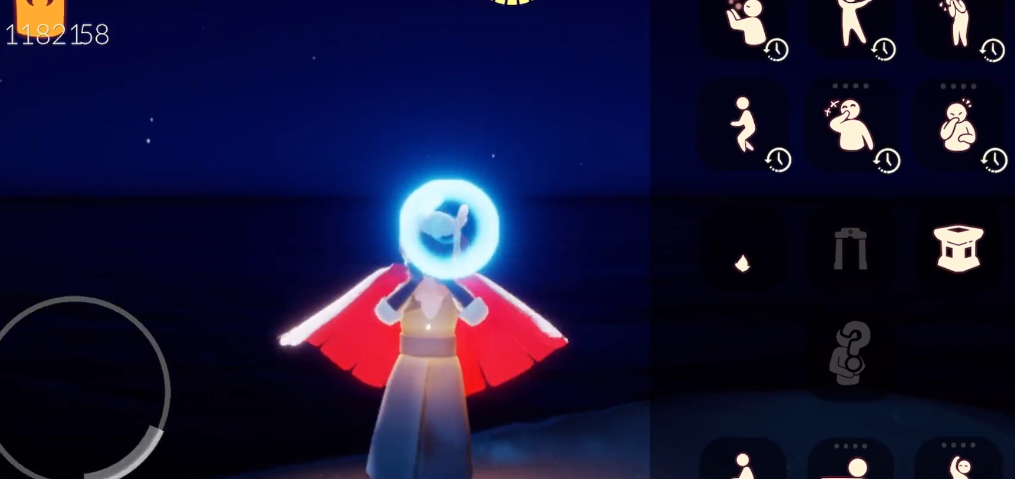 光遇的泡泡动作怎么弄大