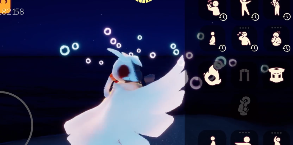 光遇的泡泡动作怎么弄大