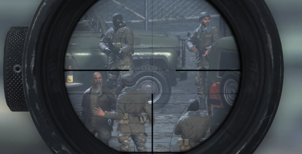 使命召唤4狙击枪怎么用