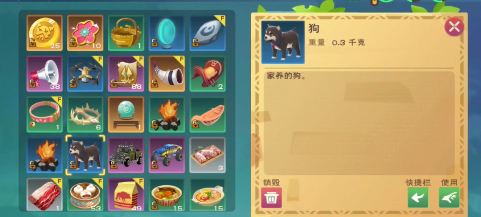 创造与魔法宠物狗吃什么