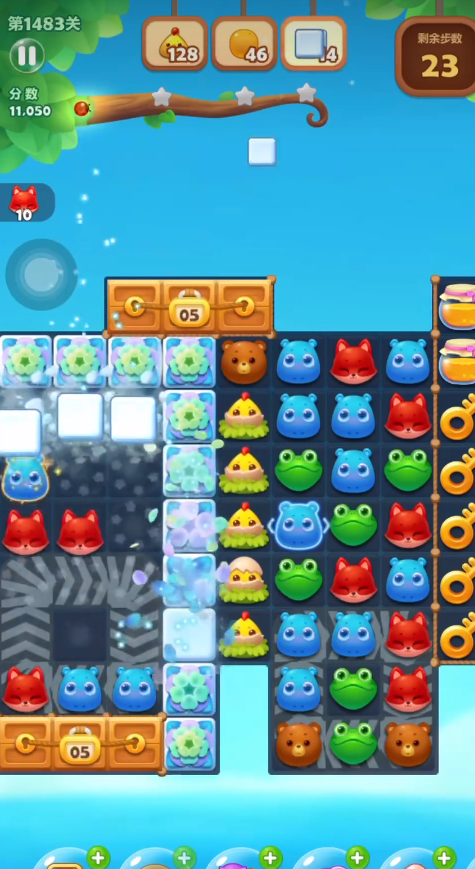 开心消消乐第1483关怎么过