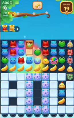 开心消消乐800关怎么过