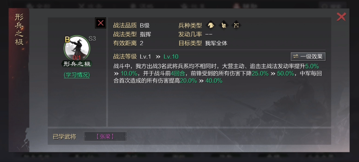 率土之滨形兵战法怎么搞