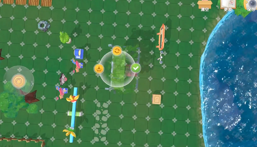 摩尔庄园怎么在空中叠放家具