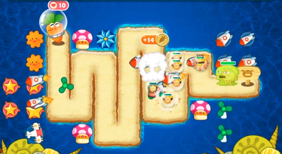 保卫萝卜第26关怎么玩