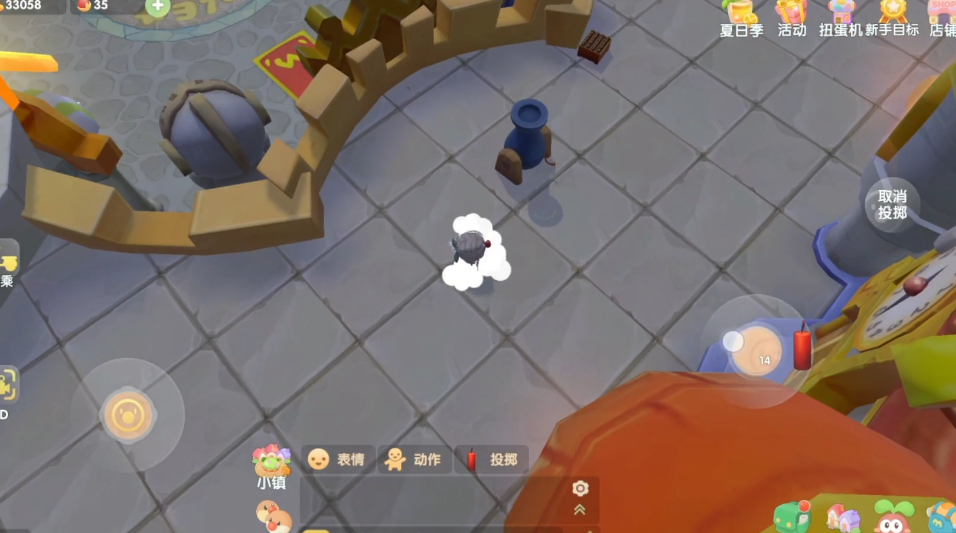 摩尔庄园手游炮竹怎么投掷