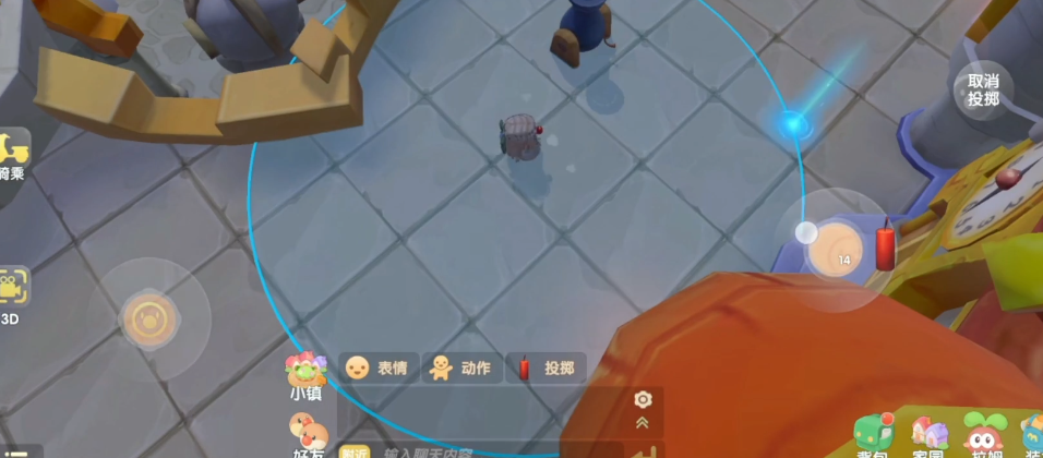 摩尔庄园手游炮竹怎么投掷