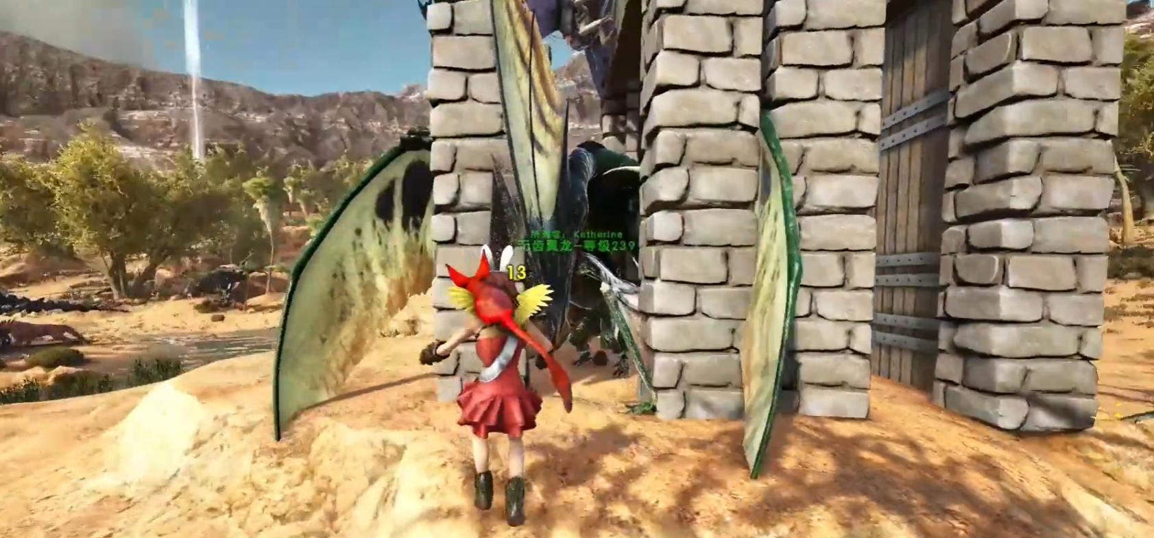 方舟生存进化翼龙怎么抓东西