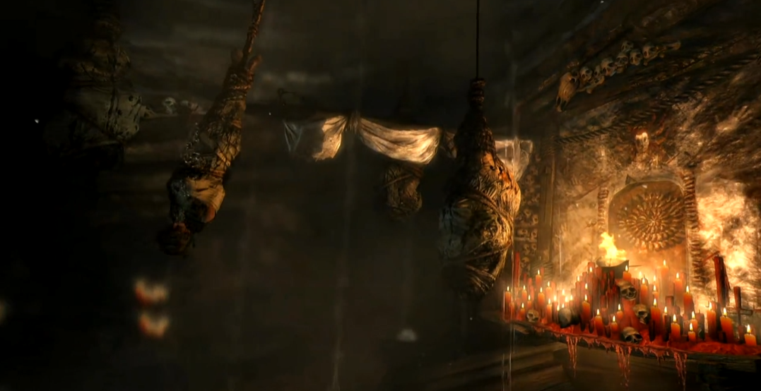 古墓丽影开始怎么逃出山洞