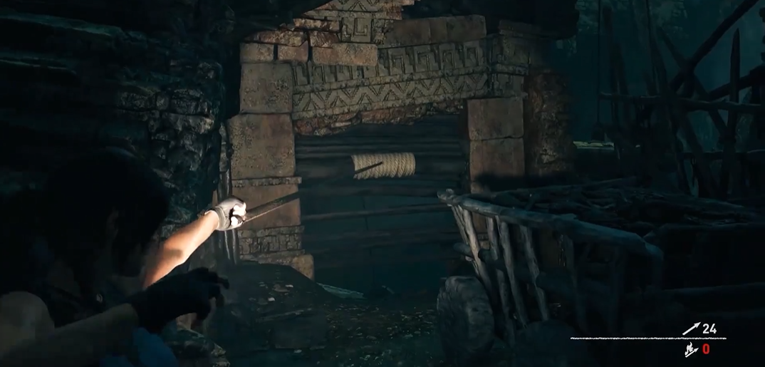 古墓丽影11怎么到金字塔顶部