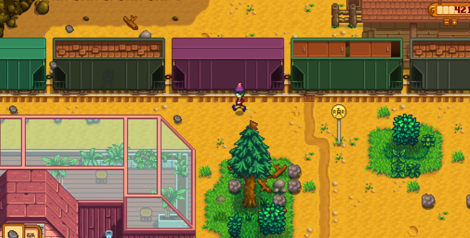 星露谷物语火车掉落的东西在哪里