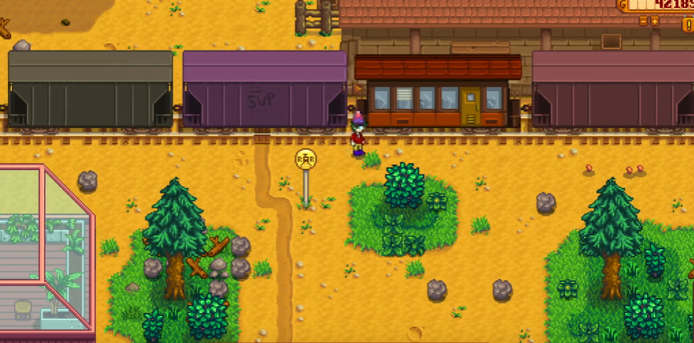 星露谷物语火车掉落的东西在哪里