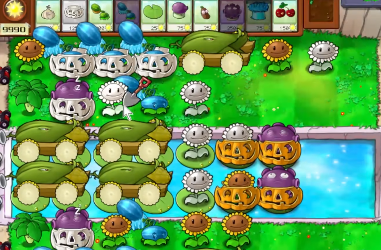 植物大战僵尸如何搭梯子