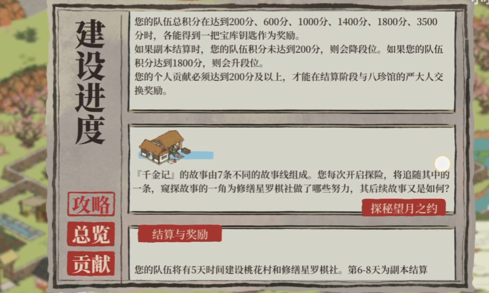 江南百景图桃花村怎么进