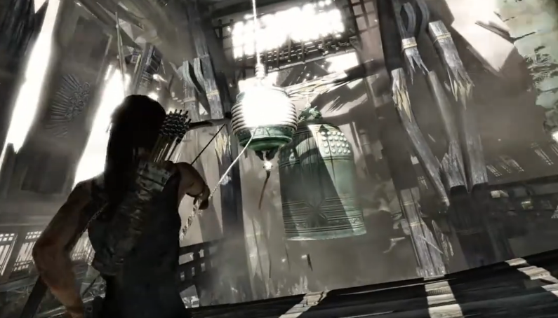 古墓丽影9怎么敲钟