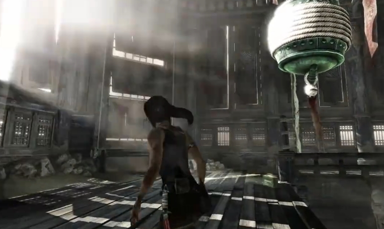 古墓丽影9怎么敲钟