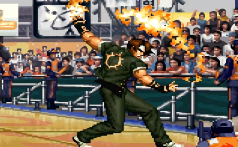 拳皇97草稚京怎么放地火