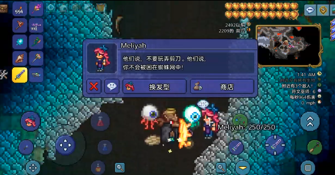 泰拉瑞亚发型师怎么找