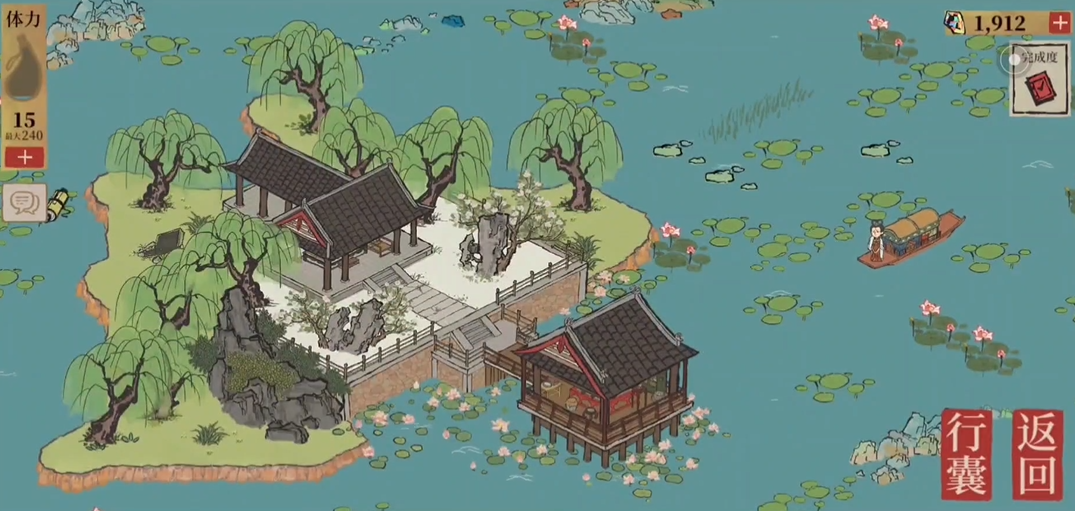 江南百景图哪个睡莲很多