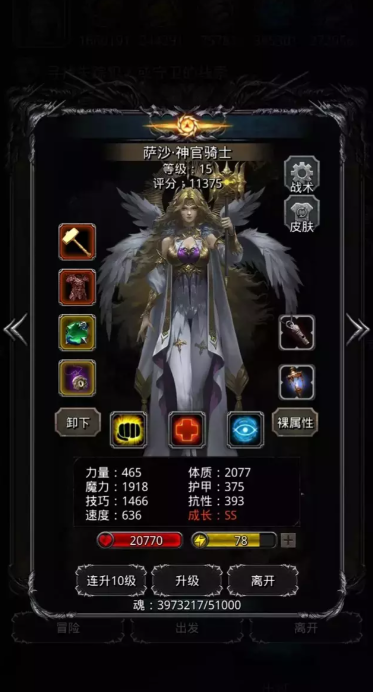 地下城堡2神官和圣骑士哪个好