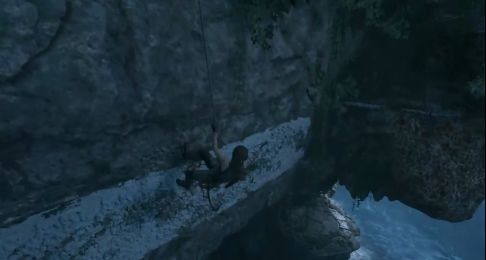 古墓丽影阴影之中悬崖怎么过