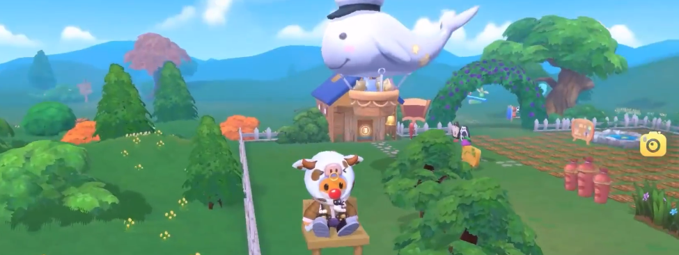 摩尔庄园怎么穿过围栏