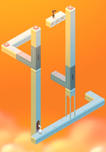 纪念碑谷第八关卡怎么进