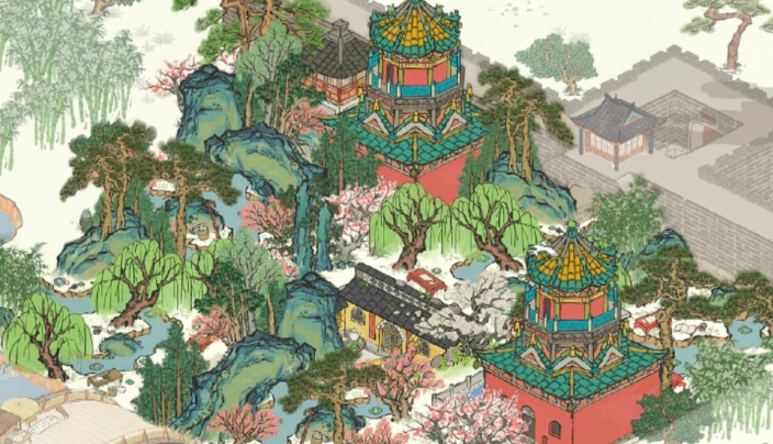 江南百景图在哪里砍木材