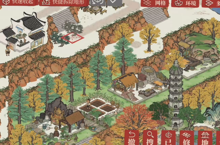 江南百景图豆荚树在哪里