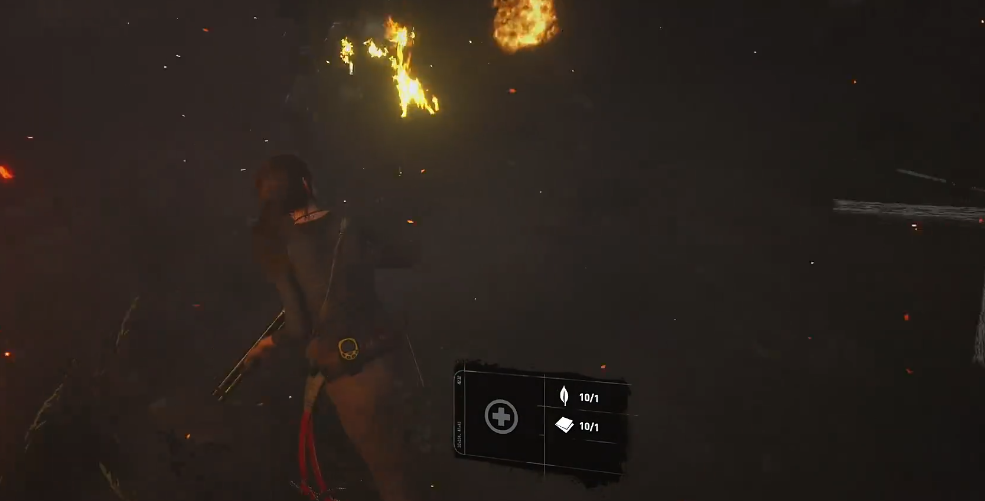 古墓丽影崛起喷火的敌人怎么打