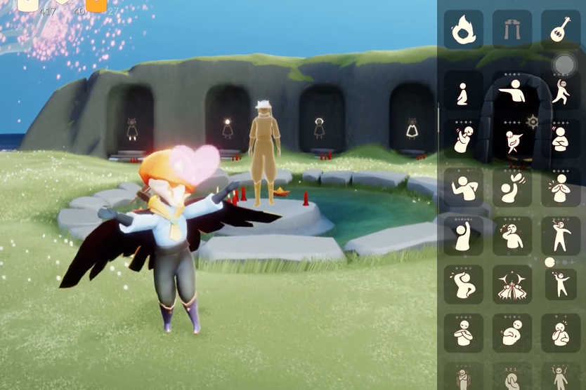 光遇浑身冒爱心的动作怎么获得