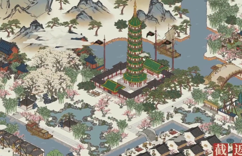 江南百景图城郊怎么走