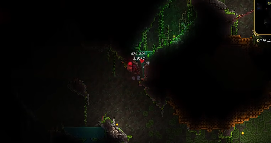 泰拉瑞亚如何快速找到丛林