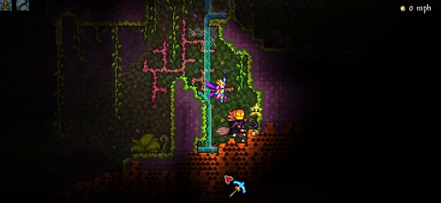 泰拉瑞亚如何快速找到丛林